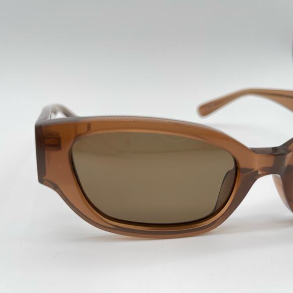 Magda Butrym | Cat Eye Sunglasses in Brown Silver & Brown *AS IS* main image 12
